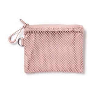 👛 Muji Polyester Two Zipper Case_Small_Pink_NWT 👝
